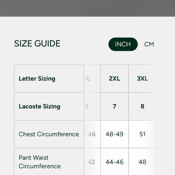 Lacoste Mens Striped Polo Shirt Size 7 (XXL) - Picture 10 of 10